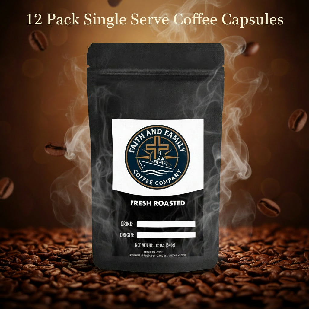 12 Pack Single Serve Coffee Capsules